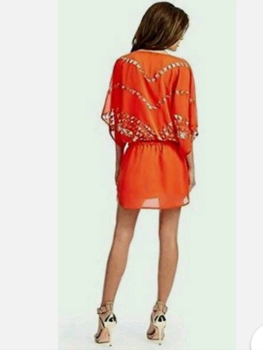 MARCIANO CASSIA EMBELLISHED KAFTAN size S NEW - Picture 2 of 7